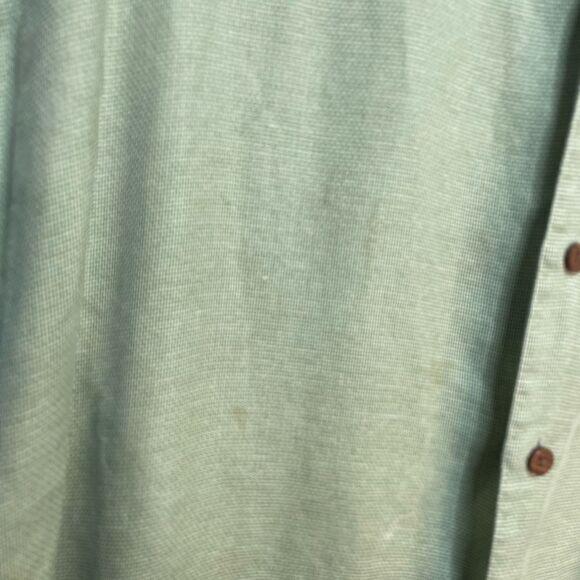 5 for $25🔥Pusser's Island Reserve Green 100% Silk Shirt XXL - Picture 3 of 11